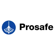 Logo of Prosafe with blue design elements