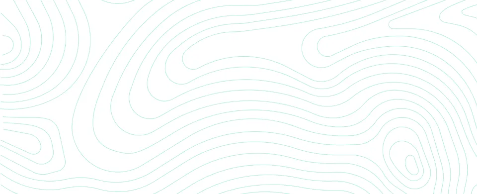 Abstract white background with curved line patterns.
