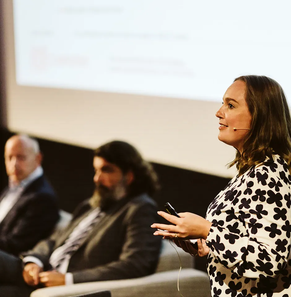 Ingeborg Almås presenting at Nor Shipping