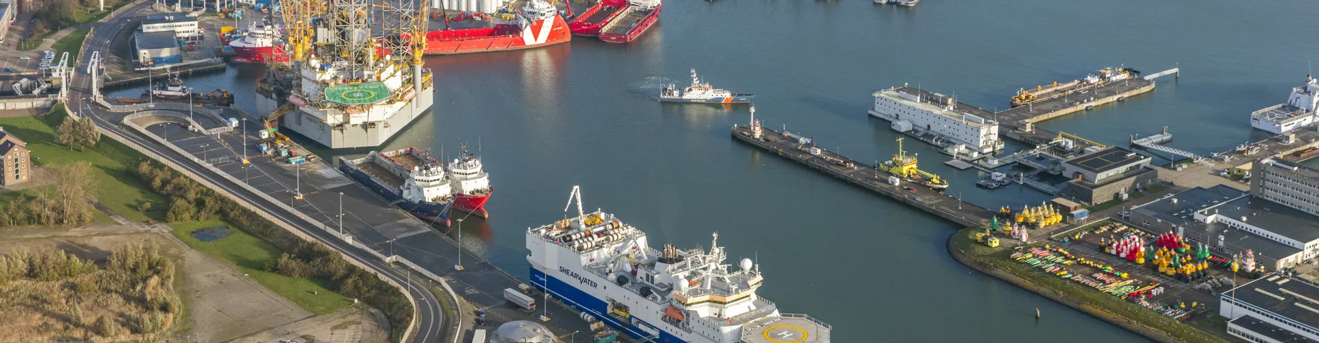 Port of Den Helder, Netherlands, the HQ of DHSS