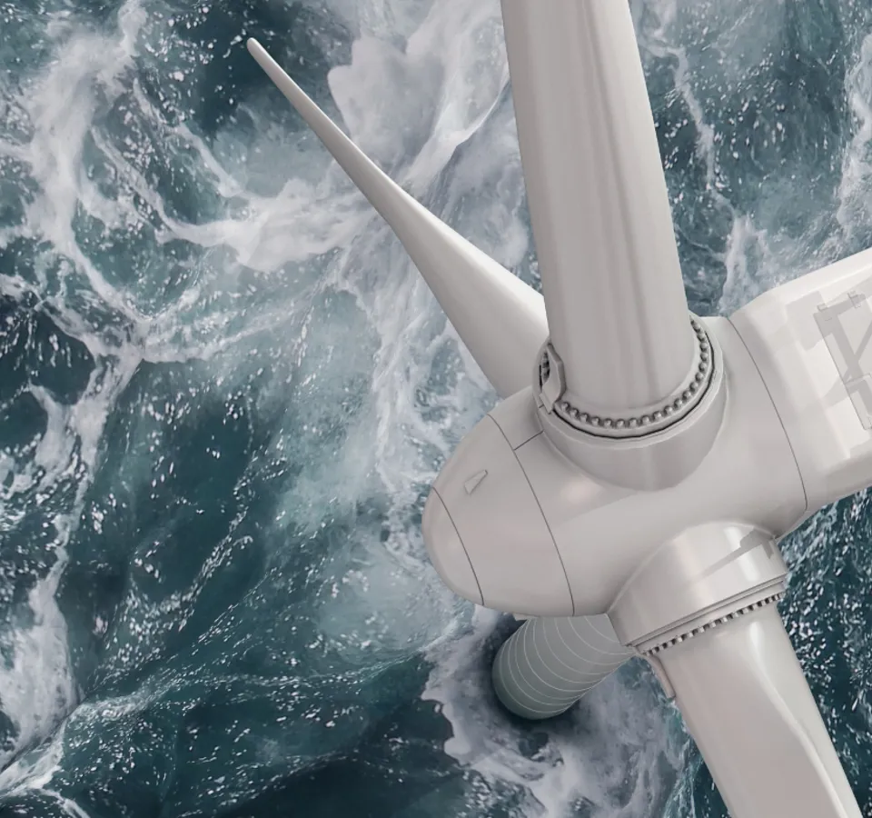 wind turbine in the sea