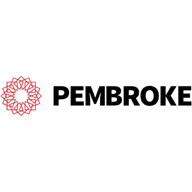 Logo with red floral design next to "PEMBROKE" in black text.