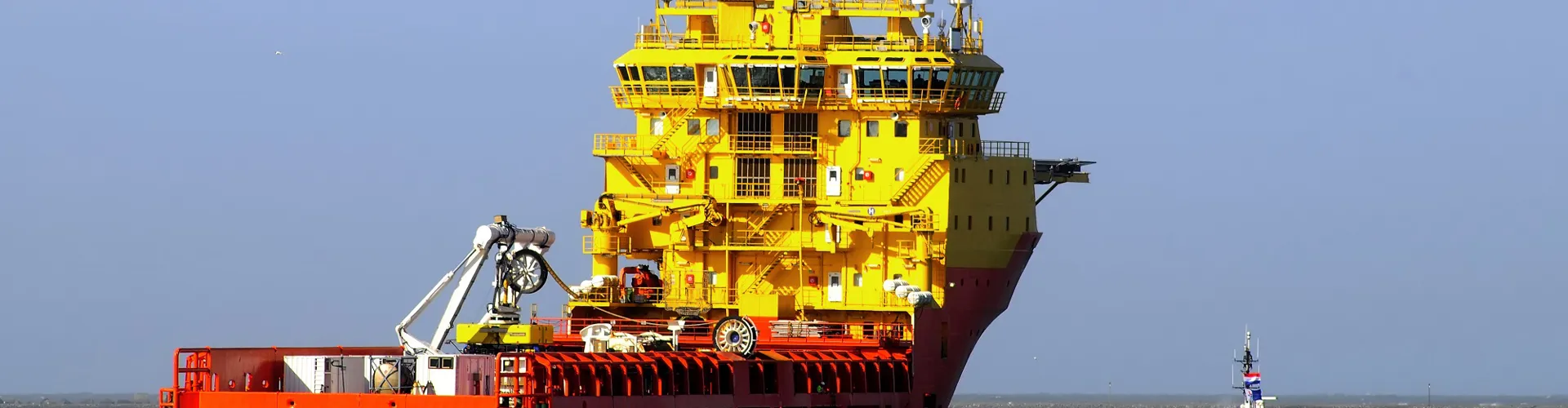 A primary function of a platform supply vessel is to transport supplies to the oil platform and return other cargoes to shore